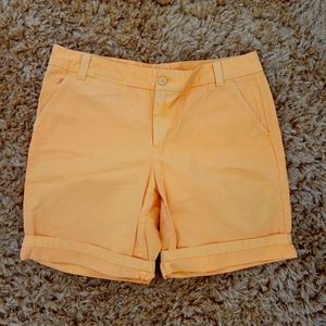 Orange Khaki shorts by GAP